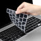 Lunso Geschikt voor MacBook Air 13 (M2/M3) / Air 15 (M2/M3) / Pro 14 / Pro 16 (M1/M2) - Keyboard Cover (EU) QWERTY indeling - Zwart