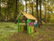 AXI Jane Speelhuis in Bruin/Groen - Prefab panelen - Speelhuisje voor de tuin / buiten - FSC hout