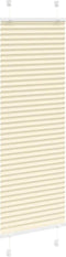 vidaXL - Plissé - rolgordijn - 40x100 - cm - stofbreedte - 39,4 - cm - polyester - crème