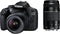 Canon EOS 2000D - Spiegelreflexcamera - 24.1 Megapixel - 18-55mm f/3.6-5.6 III + 75-300 f/4-5.6 III