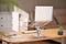Gembird NBS-D1-03 - Opvouwbare aluminium notebookstandaard - Traploze hoogteverstelling - Zilver