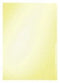 Leitz - L-map leitz premium copy safe pvc a4 geel 100st