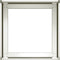 vidaXL - Plantenbak - 40x40x30 - cm - staal - wit