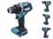 Makita DF002GZ - Boormachine 40V Max - 2-Gang-Getriebe 21 Drehmomentstufen - Groen/Zwart