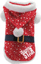Plenty Gifts Kerst Jas - Hondenjas - Santa's Star - Rood - M