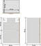 vidaXL - Hangkast - Lyon - 40x31x60 - cm - bewerkt - hout - sonoma - eikenkleurig
