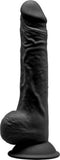 SILEXD - Realistische Dildo - 24,1 x 4,5 cm - Zwart