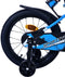 Volare Sportivo - Kinderfiets - 16 Inch - Handrem en Zijwieltjes - Blauw Zwart