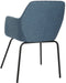 Stoel DKD Home Decor Blauw Zwart 59,5 x 60,5 x 78 cm