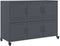 vidaXL - Dressoir - 100,5x39x72 - cm - staal - antracietkleurig