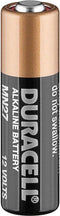 Duracell MN27, LR27 Een alkalinebatterij, 12 volt, afmetingen 28,8 x 8 mm