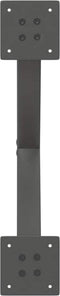 vidaXL - Salontafelpoten - 2 - st - X-vormig - 60x(30-31) - cm - staal - antraciet