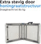 BRASQ Inklapbare Vouwtafel - Campingtafel - 120x60x74cm - Weerbestendig - Wit