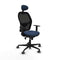 Jorquera Piqueras y Crespo 1D036G1 - Bureaustoel met hoofdsteun - Verstelbare hoogte - Marineblauw