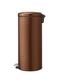 Brabantia NewIcon - Prullenbak - 30 liter - Warm Bronze