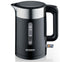 Severin WK 9265 - Waterkoker 1,7L 2200W - Snoerloos zwart met RVS