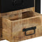 vidaXL - Nachtkastje - 40x35x40 - cm - massief - ruw - mangohout