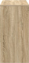 vidaXL - Bureau - Sonoma - Eik - 90x37,5x75 - cm - Gelaagd - Hout
