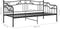 vidaXL - Slaapbank - metaal - zwart - 90x200 - cm
