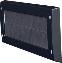 Gezu borsteltochtplaat - voor briefplaat 340x83 mm - zwart