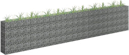 vidaXL - Gabion - plantenbak - verhoogd - 450x30x90 - cm - gegalvaniseerd - staal
