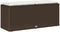 vidaXL - Tuinbank - met - kussen - 110x40x44 - cm - poly - rattan - bruin