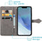 iMoshion Hoesje Geschikt voor iPhone 14 Hoesje Met Pasjeshouder - iMoshion Mandala Bookcase - Grijs