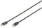 Digitus AK-300138-010-S - USB-kabel USB 2.0 USB-C - 1.00 m 480 Mbps - Zwart