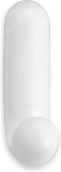 Inofix Wit Ophanghaak Zelfklevend of Schroefbevestiging.