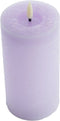 led kaars rustic lavendel 15x7,5cm