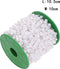 60 m/rol parelsnoer parelslinger feestslinger bruiloft DIY ambacht bloemen decoratie bruiloft tafeldecoratie bruidsboeket parel lint DIY ambacht ivoor
