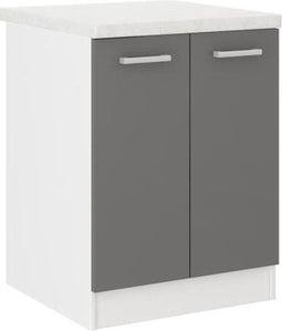 ULTRA Keukenonderstel L 60 cm inclusief werkblad - grijs