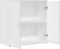 vidaXL - Dressoir - 79x38x80 - cm - bewerkt - hout - wit