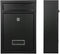 Brievenbus Wand Hangend - Maxorit Husy - Postbus Mailbox - Wandbrievenbus - RVS - Zwart