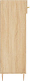 vidaXL - Schoenenkast - 60x35x105 - cm - bewerkt - hout - sonoma - eikenkleurig