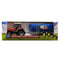 Speelgoed tractor rood met aanhanger - Dutch Farm Serie 1:32