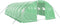 vidaXL - Tuinkas - met - stalen - frame - 32 - m² - 8x4x2 - m - groen