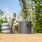 Garden Impressions Bilboa gaslantaarn rond Ø 30,5cm - carbon black