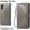 iMoshion Hoesje Geschikt voor Samsung Galaxy A25 / A24 Hoesje Met Pasjeshouder - iMoshion Mandala Bookcase - Grijs