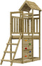 vidaXL Speeltoren met ladder en rotswand 52,5x110,5x214 cm grenenhout