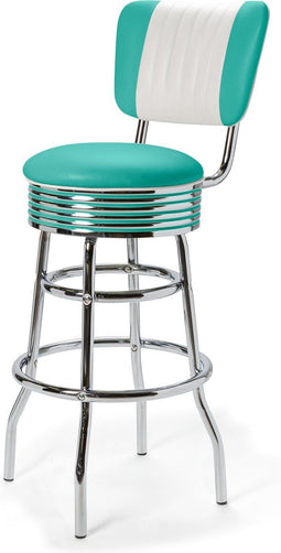 Bel Air Retro Barkruk BS-29CB Turquoise