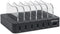 Manhattan 102254 - USB-laadstation 6x USB-A 50 W - Slimme IC-technologie - Zwart