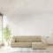 Hoes voor chaise longue met lange armleuning rechts Eysa THOR Beige 170 x 110 x 310 cm