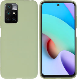 iMoshion Hoesje Geschikt voor Xiaomi Redmi 10 Hoesje Siliconen - iMoshion Color Backcover - groen