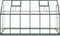 vidaXL - Tuinkas - met - basisframe - 334x169x202 - cm - aluminium - groen