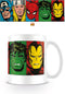 Marvel Comics - Retro Helden Gezichten Mok