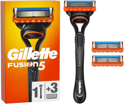 Gillette Fusion 5 - scheerapparaat + 3 navulmesjes - 4 Delig