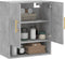 vidaXL - Wandkast - 60x31x70 - cm - bewerkt - hout - betongrijs