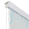 vidaXL - Rolgordijn - 80x240 cm - waterbestendig - bubbel - wit