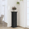 vidaXL - Plantenstandaard - 33x33x100 - cm - bewerkt - hout - zwart